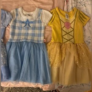 Bundle of 4 Disney dresses size 4T